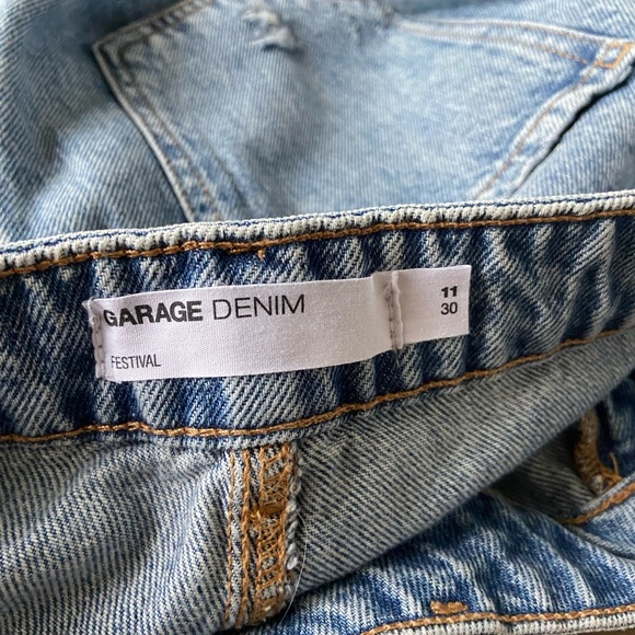 Garage denim shorts - size 30 - light washed denim - Picture 4 of 4